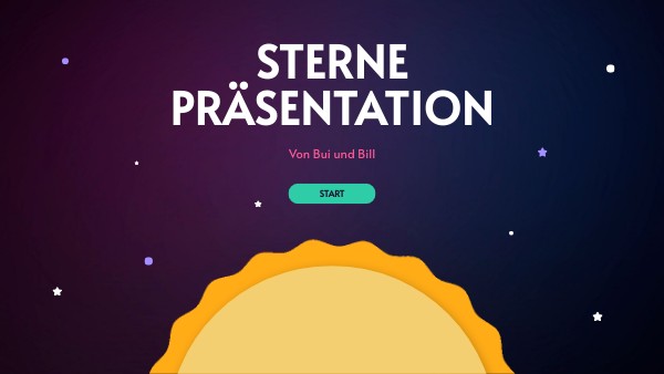 Sterne Präsentation