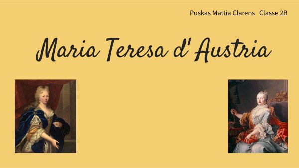 Maria Teresa d' Austria