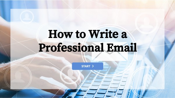 How to Write a Professional Email