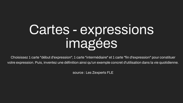 Image Expression Imagée – Expression En Dessin – CREM