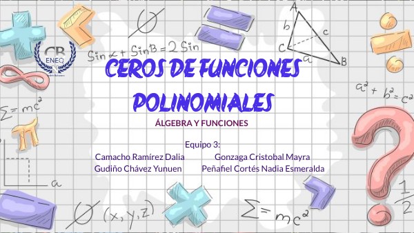 Encontrar Los Ceros De Una Funcion Polinomial view.genial.ly