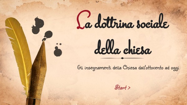 La Dottrina Sociale Della Chiesa La Dottrina Sociale della Chiesa
