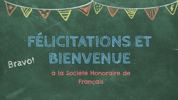 Société honoraire de français