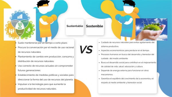 Sustentable Vs Sostenible