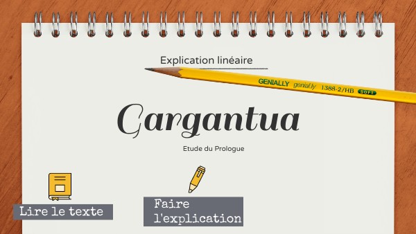 Analyse du prologue de Gargantua
