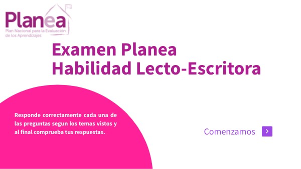 Ejercicios tipo Planea Producto integrador