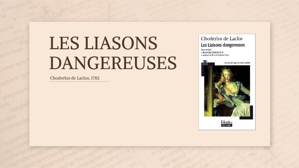 Les Liaisons Dangereuses Page De Garde Originales Les Liaisons dangereuses Spatarelu Alexandru 2E