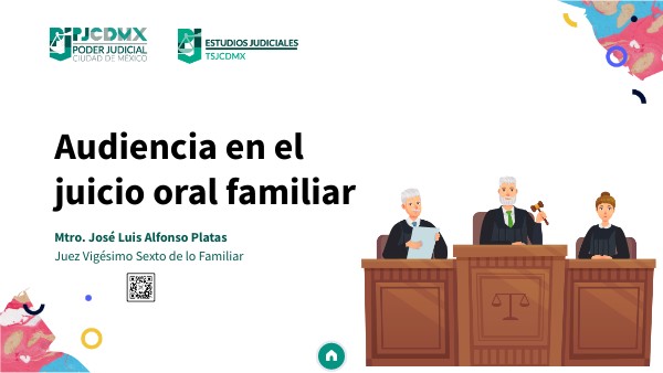 Audiencia juicio oral familiar