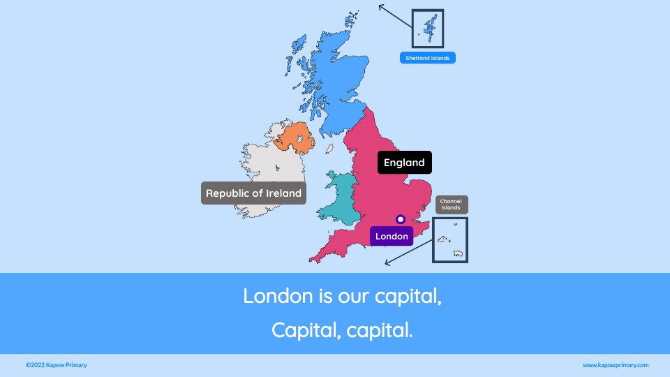 Geography songs - Countries/capital cities