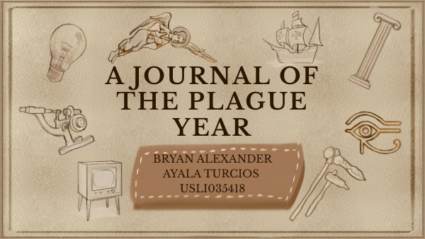 A journal of the plague year