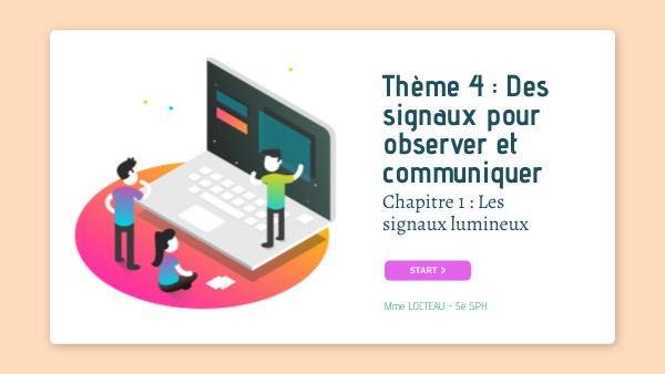 Exercices d'entraînement 5è Signaux Lumineux