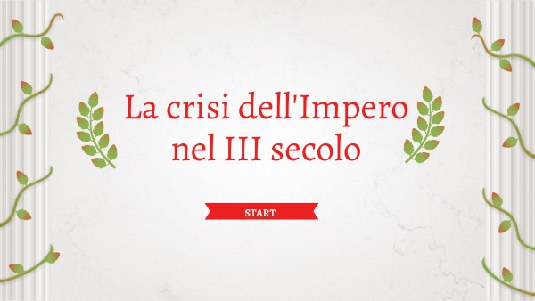 La crisi dell'Impero nel III secolo
