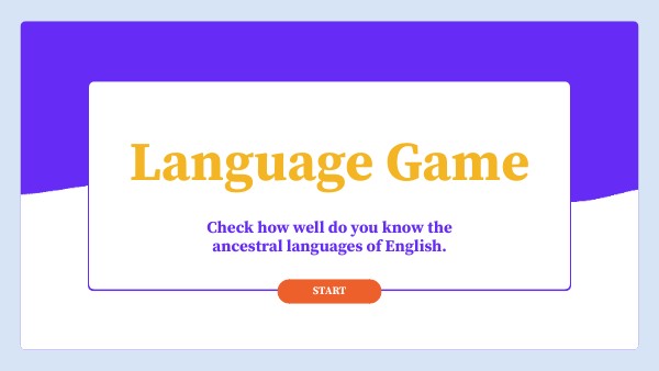 LANGUAGE GAME