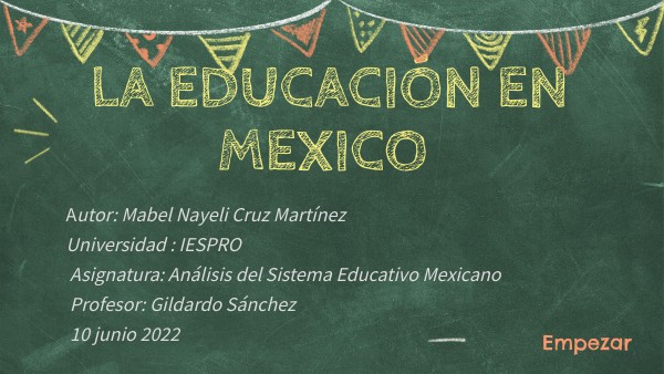 La educación en México