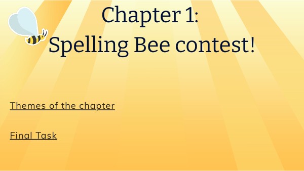 (6) Chapitre 1 - Spelling Bee contest