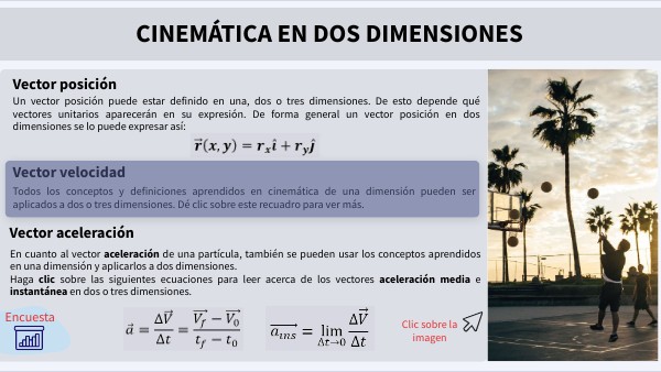 4.1 - 4.2 Cinematica en 2 dimensiones