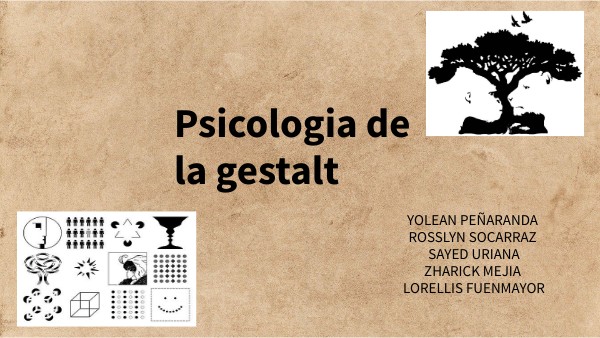 La psicología Gestalt