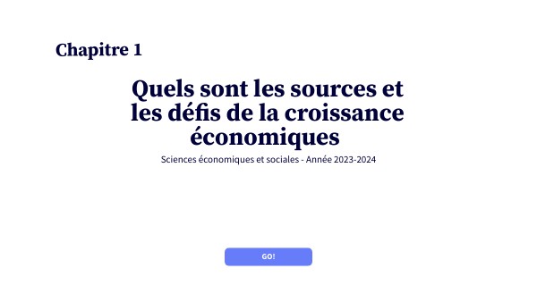 Chapitre 1 Ses Terminale