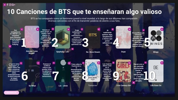 Significado De Las Canciones De Bts