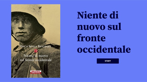 NIENTE DI NUOVO SUL FRONTE OCCIDENTALE