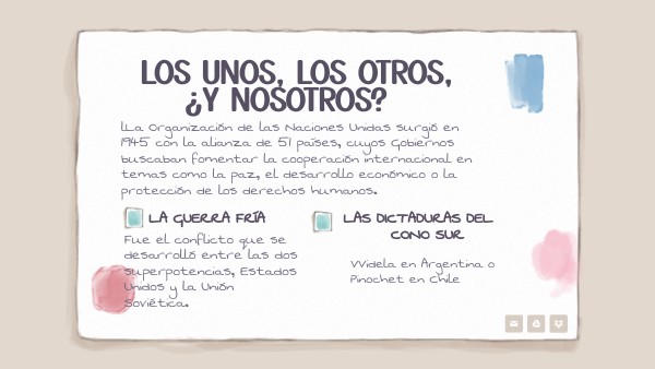 Los unos, los otros, ¿y nosotros?