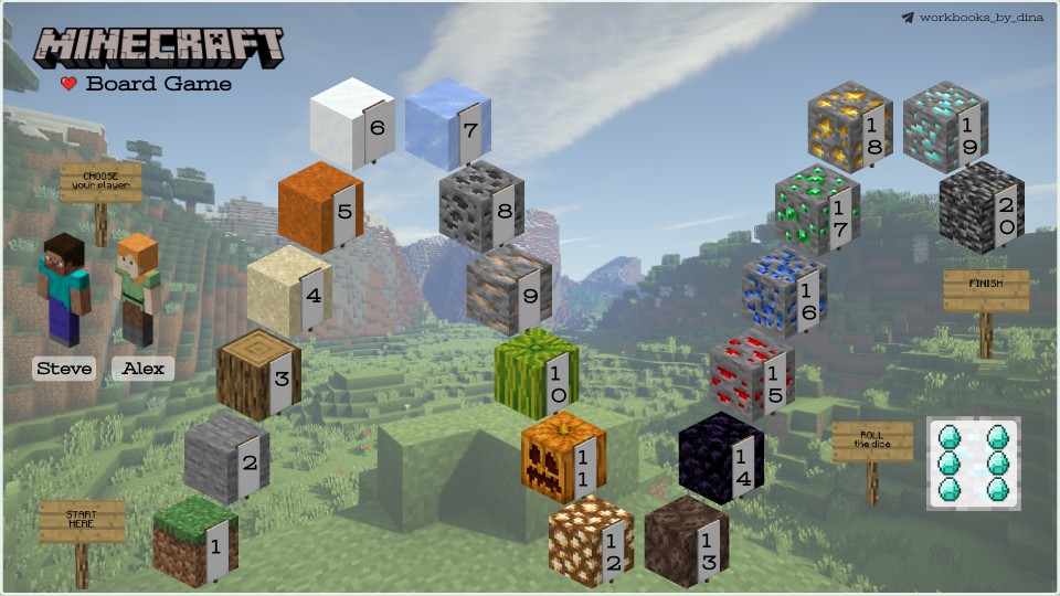 Minecraft Board Game