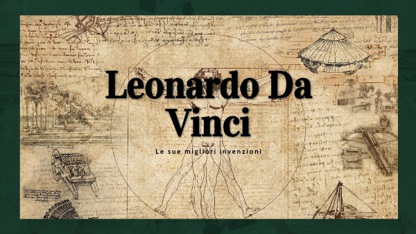 Le Invenzioni Di Leonardo Da Vinci