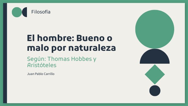 Somos Buenos O Malos Por Naturaleza view.genial.ly