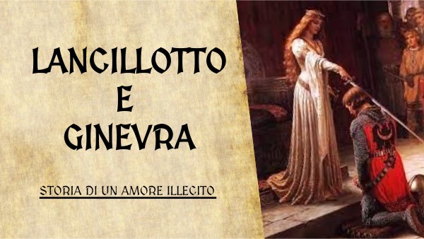 Perché Lancillotto Inizialmente Si Rifiuta Di Salire Sulla Carretta LANCILLOTTO e GINEVRA - Sebastiano Santopaolo 3A S.A.