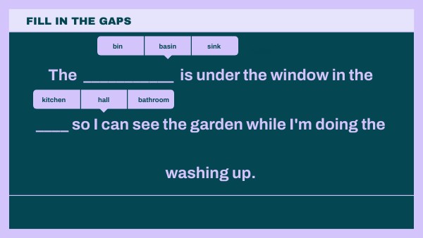 Fill in the gaps (unit 5)