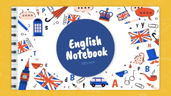 My English Notebook Underground Page De Garde E ENGLISH NOTEBOOK