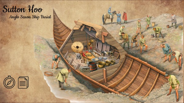 Sutton Hoo Ship Burial Site Royal Cemetery Sutton Hoo NMXBLO