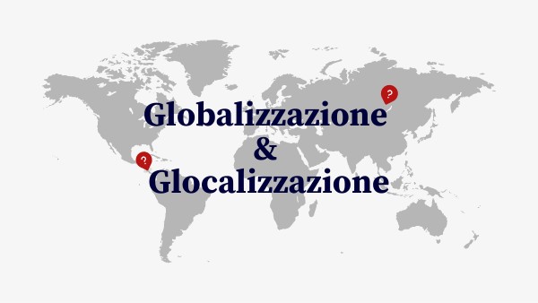 globalizzazione e glocalizzazione