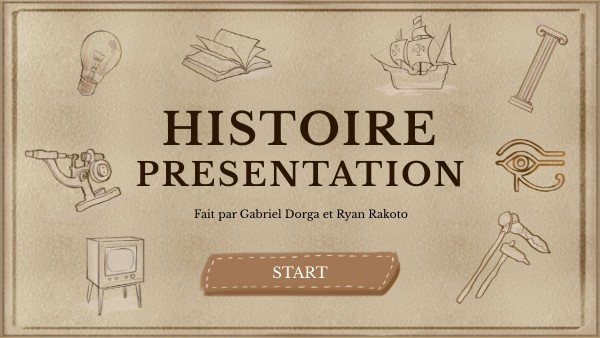 Page Presentation Histoire Présentation historique