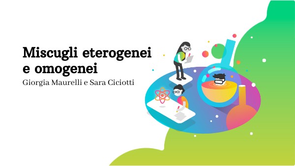 miscugli omogenei ed eterogenei