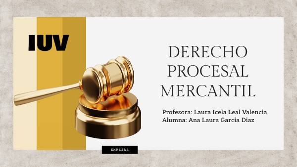 Derecho procesal mercantil, Clase 3