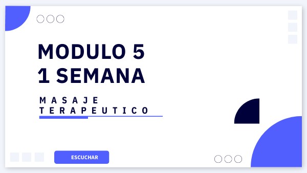 MODULO 5 SEMANA 1