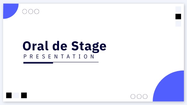 Oral de stage