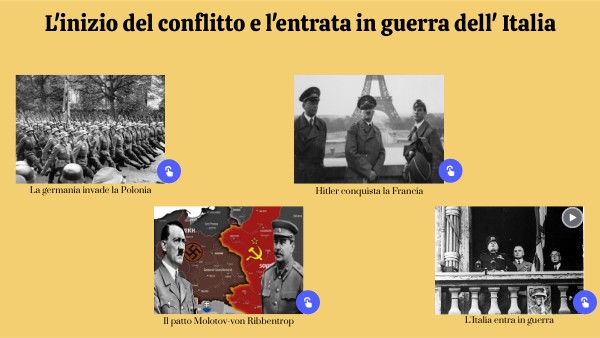 L'inizio del conflitto e l'entrata in guerra dell'Italia
