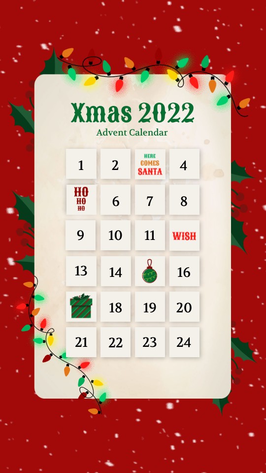 ADVENT CALENDAR 2022