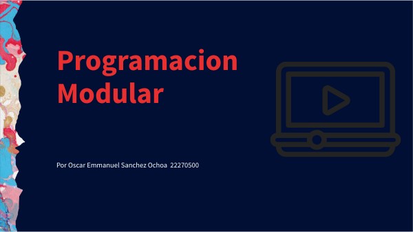 Programacion modular