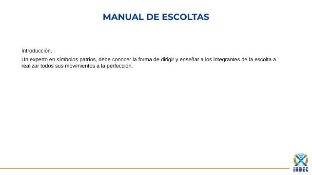 manual de escoltas