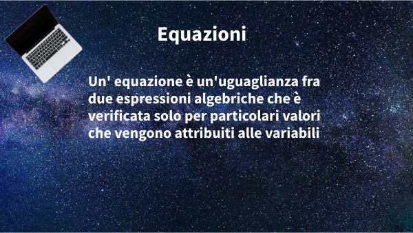 LE EQUAZIONI