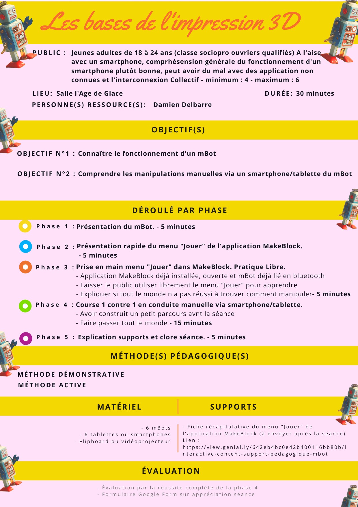 Fiche MBot