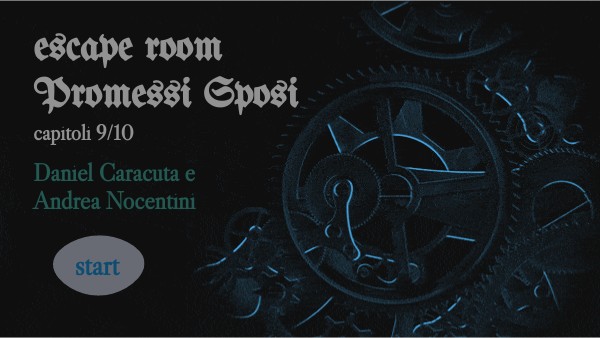 escape room promessi sposi capitolo 9/10