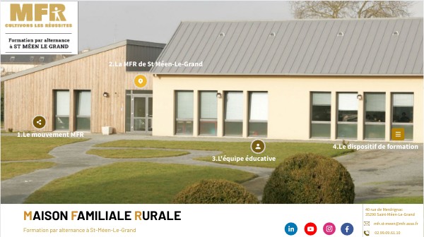 23 05 - Présentation de ma structure de stage (MFR de St-Méen-Le-Grand