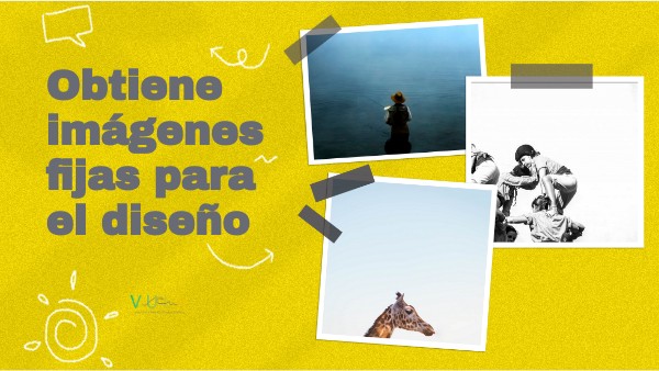 Obtiene imágenes fijas para el diseño 2