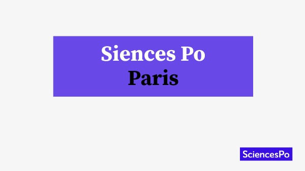 Exposé Sciences Po Paris