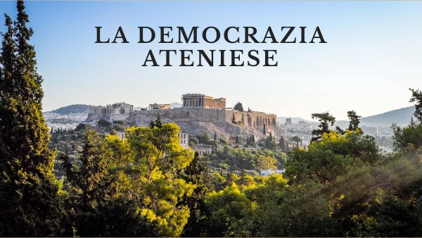 La democrazia ateniese