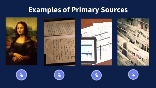 Primary Source Examples